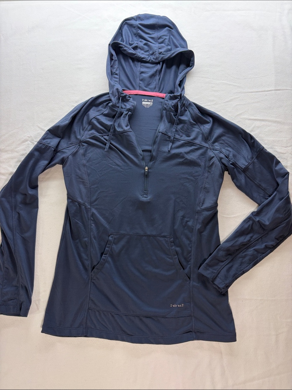 Hind Navy Blue Lightweight Hooded Pullover